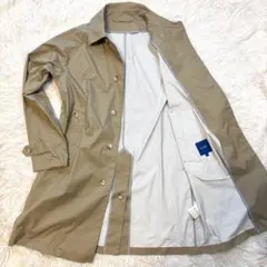 BEAMS ビームス ステンカラーコート ナイロン S ベージュ