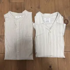 GLOBAL WORK 長袖、半袖シャツセット