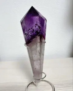 希少石/最強品質】金剛杵天珠 ロマネサイトインアメジスト他 天然石