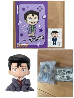 コナンカフェシール、コナンランドスタンプラリーポストカード、ちぢませ隊毛利小五郎