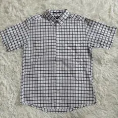 90s Eddie Bauer 半袖チェックシャツ Mサイズ古着のサムネイル