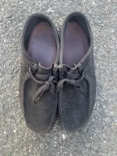 ミ*ク様 CLARKS ORIGINALSワラビースェード黒値下げ交渉可能‼️