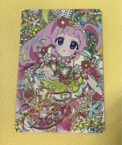 アイプリカード　リング4弾　フラワーバズリウムコスモスピンク　サイン　パラレル