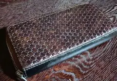 ✨未使用✨小銭・レシートが落ちない チャック式長財布６ポケット＋カード８ポケット