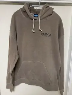 KAVU カブー　ベージュ パーカー L