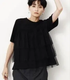 オペークドットクリップ OPAQUE.CLIP チュールドッキングTシャツのサムネイル