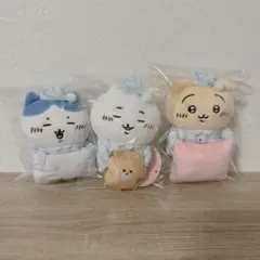 ちいかわ デスクトップから見守るひっかけぬいぐるみ＊3点セット