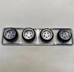 アオシマ ホイール 1/24 スター5 14インチ プラモデル 模型 旧車 族車のサムネイル