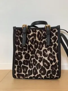HK WORKS LONDON レオパード柄 ショルダーバッグ しまむら