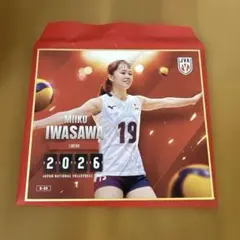 バレーボール女子日本代表 2026 トレーディングmini色紙 秋本美空