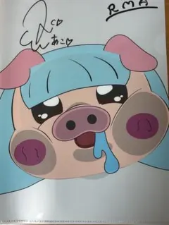 ろこ 直筆サイン入り クリアファイル - メルカリ