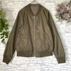 chocol raffine robe⭐️リバーシブル　ブルゾン　MA-1 M