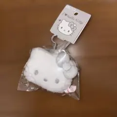 シルバー　ハローキティ ぬいぐるみ キーチェーン