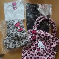 ハローキティ ヒョウ柄トートバッグとトップスセット