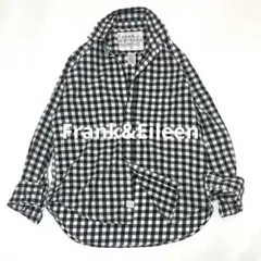 美品✨フランク&アイリーン BARRY ギンガムチェック ブラック XS