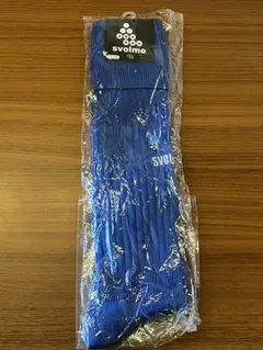 svolme サッカーソックス 青 22-24 新品