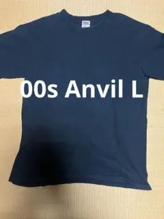 00s Anvil 無地 Tシャツ L