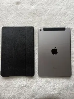 Apple iPad mini4 セルラーシルバー32G カバー付き　初期化済