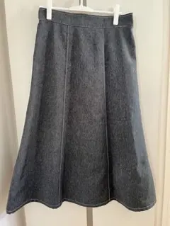 しまむら hinaフレアスカート3Lグレー