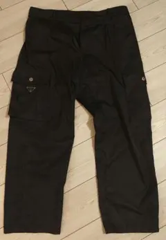 【美品】PRADA RE-NYLON ナイロンカーゴパンツ ネイビーのサムネイル