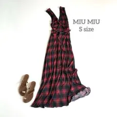 miu miu バイカラー ロングワンピース イタリア製　40 2026年最新】MIU MIU レディース ロングワンピースの人気アイテム