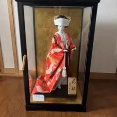 曰く付き】朱髪の日本人形 古い人形 和人形 市松人形 呪物風 縁起物