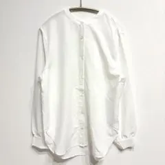 ikkaレディース2way 長袖ブラウス　ホワイトのサムネイル