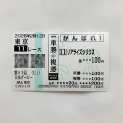 2026年最新】現地応援馬券の人気アイテム - メルカリ