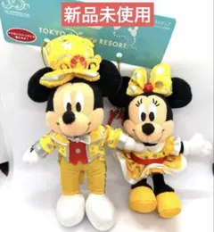 【新品未使用】ミニーミッキー 　30周年　ぬいぐるみ　ストラップ　キーホルダー