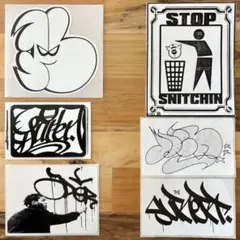 ② グラフィティー ステッカー 6枚セット graffiti グラフィティ