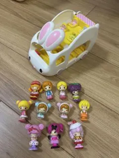 こえだちゃん　うさぎのファミリーワゴンと人形のセット