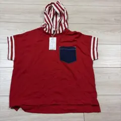 COMME CA ISM フード付きTシャツ 130cmのサムネイル