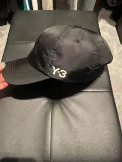 Y-3 ブラックキャップ　ナイロン
