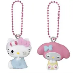 2点★サンリオキャラクターズ GRWMマスコットチャーム　ハローキティ マイメロ