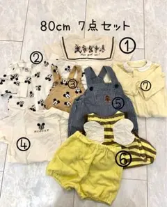 80cm ベビー服まとめ売り7点 H&M POLO フタフタ
