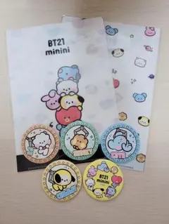 BT21 　ハピネス缶バッジ