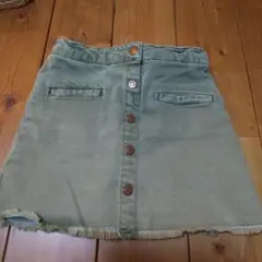 ZARA girls デニムスカート【size8 128センチ】