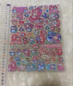 新品❗️平成レトロ メゾピアノ ベリエちゃん メタリックシール 当時物