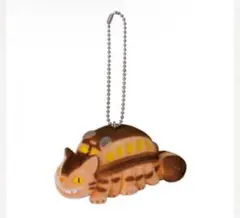 となりのトトロ フロッキングキーチェーン ネコバス サイズ：約6cm