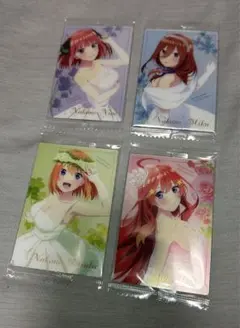 五等分の花嫁ウエハース2／4枚セット 金箔