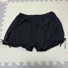 ブラック ペチパンツ リボン付きのサムネイル