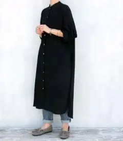新品未使用　黒ロングワンピース　Creema