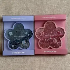 スタバ　桜　SAKURA 2026 コースター シャイニーピンク　エアリーブルー