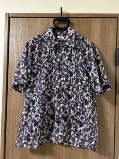 【最終セール】半袖シャツ マルチカラー　ユニセックスシャツ　開襟シャツ　柄シャツ