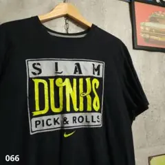 US古着 ナイキ バスケットボール Tシャツ スラムダンクス 黒 L 希少