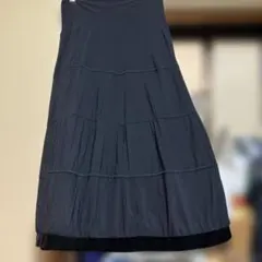 ストレッチ素材　ロングスカート