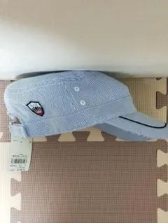 セントクリストファー★ストライプキャップ エンブレム付き★新品