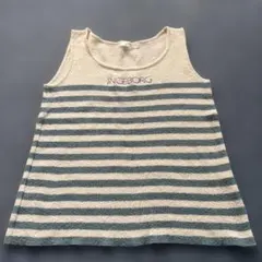 INGEBORG ストライプ タンクトップ