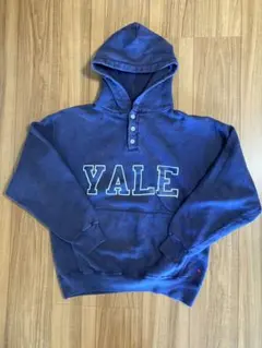 USA製 Russell ラッセル YALE パーカー ヘンリーネック L