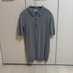 JOHN SMEDLEY ポロシャツ グレー Sのサムネイル